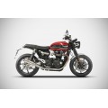 ZARD Conical Dual Slip-ons for the Triumph Speed Twin 1200 and Thuxton R / RS